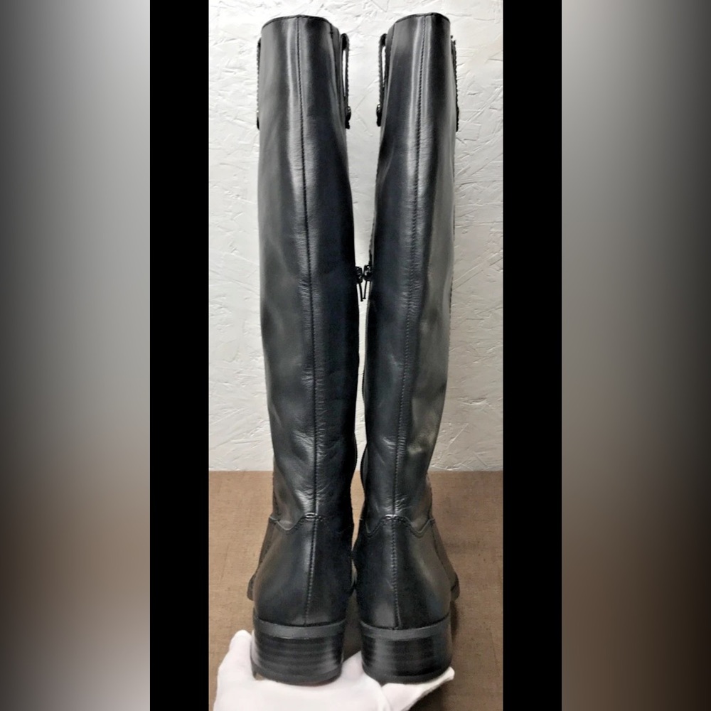 INC International Concepts Fawne Women's Riding Boots Black Leather Size 8.5M - Picture 5 of 16